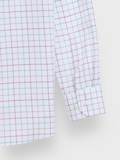 CAMISA HUNTER CHECKS VERDE AGUA