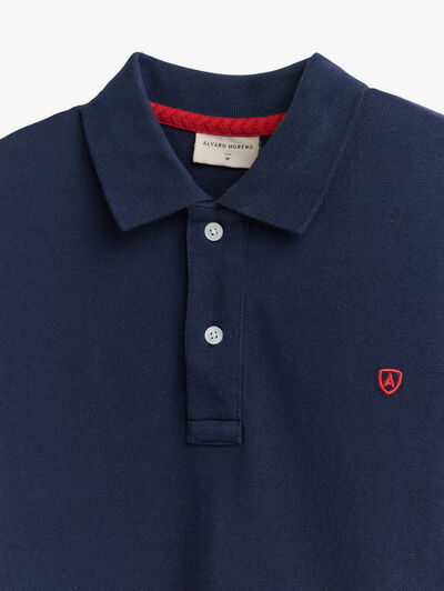POLO BASIC AZUL MARINO
