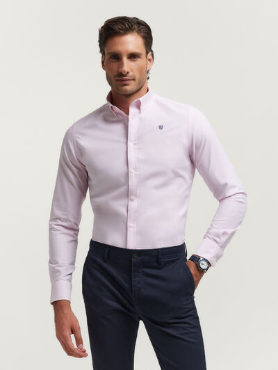 CAMISA OXFORD BASIC ROSA