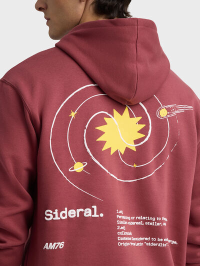 SUDADERA SIDERAL BURDEOS