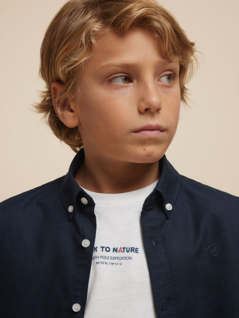 CAMISA OXFORD SOLID KIDS