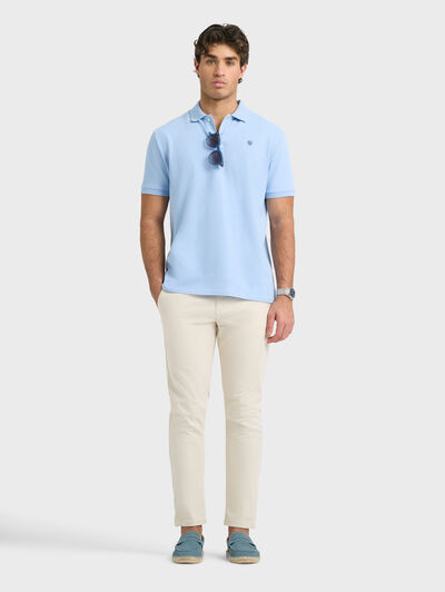 POLO BASIC CELESTE