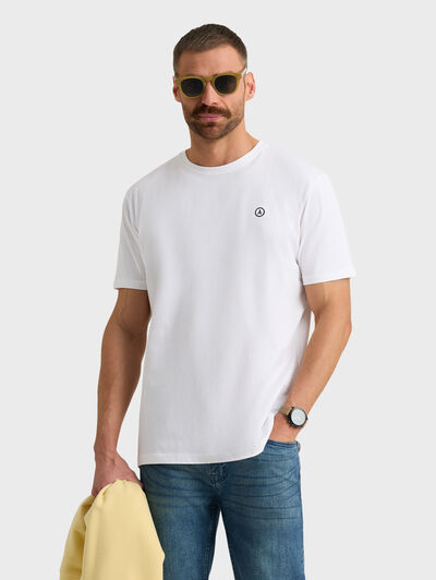 CAMISETA PATCH BLANCO