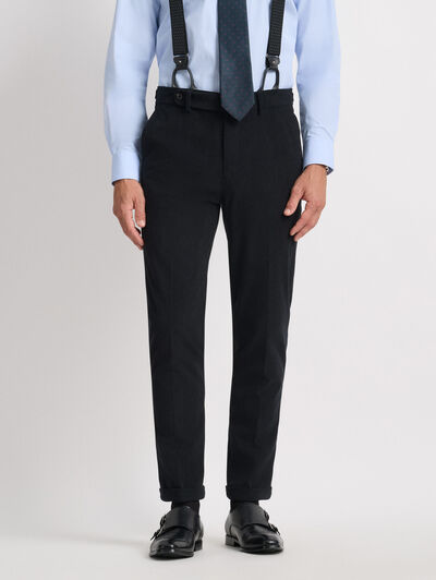 PANTALONES MICROPANA CAPO AZUL MARINO