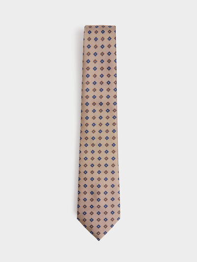 CORBATA JACQUARD MF BEIGE
