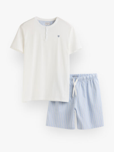 PIJAMA STRIPES BLANCO