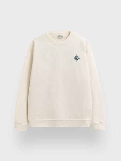 SUDADERA ETHNIC CRUDO