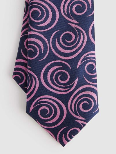 CORBATA JACQUARD MF ROSA