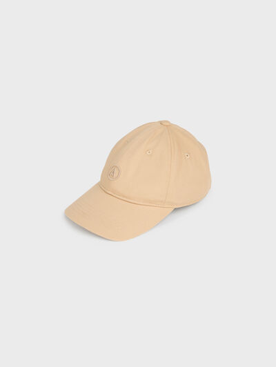 GORRA LOGO BEIGE