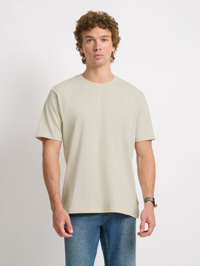 CAMISETA MELANGE CRUDO