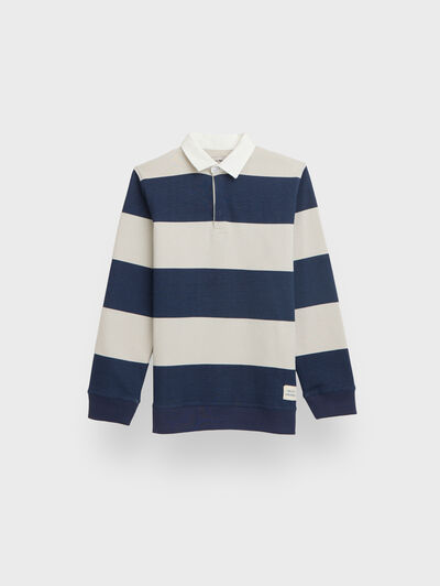 SUDADERA POLO KIDS AZUL