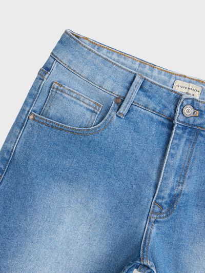 BERMUDA DENIM 5P AZUL