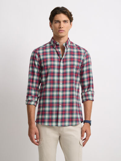 CAMISA TARTAN CHECKS ROJO