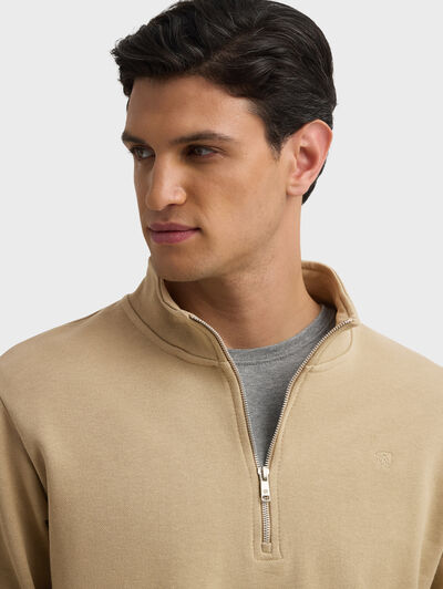 SUDADERA SIMPLY CAMEL