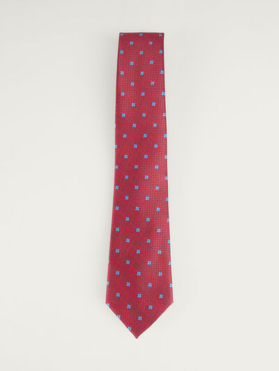 CORBATA JACQUARD MF ROJO