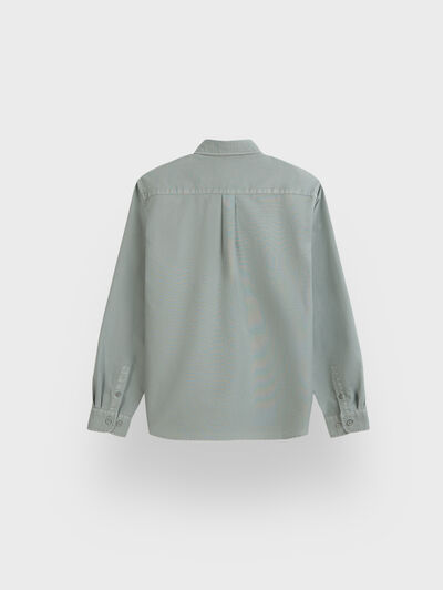 CAMISA OXFORD DYE KIDS VERDE