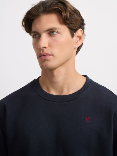 SUDADERA BASICA AZUL MARINO