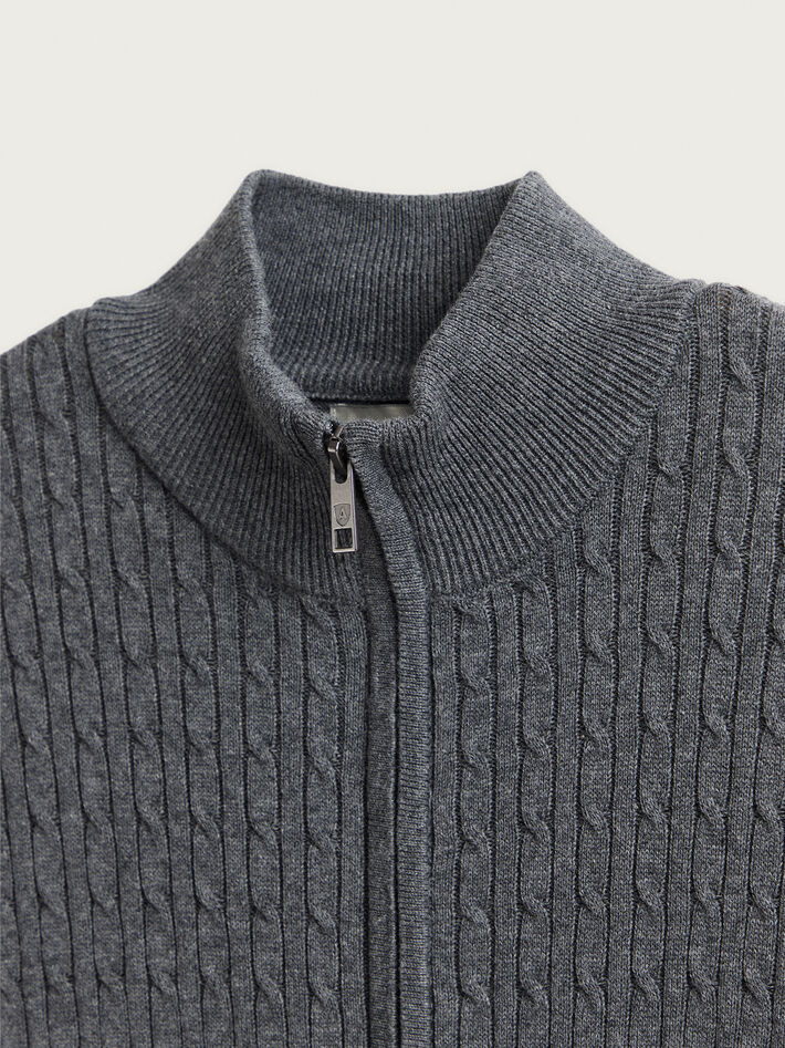 CARDIGAN OCHOS GRIS