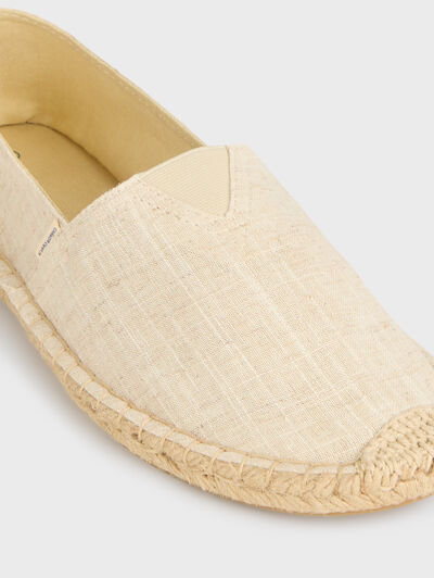 ESPADRILLES LINEN BEIGE