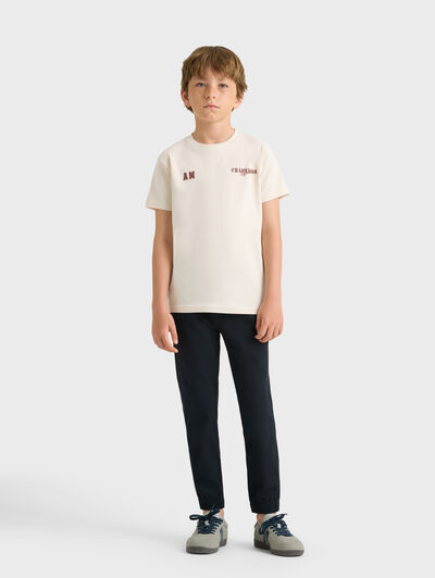 CAMISETA CHAMELEON KIDS BEIGE