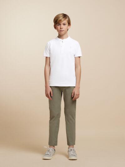 POLO MAO KIDS BLANCO