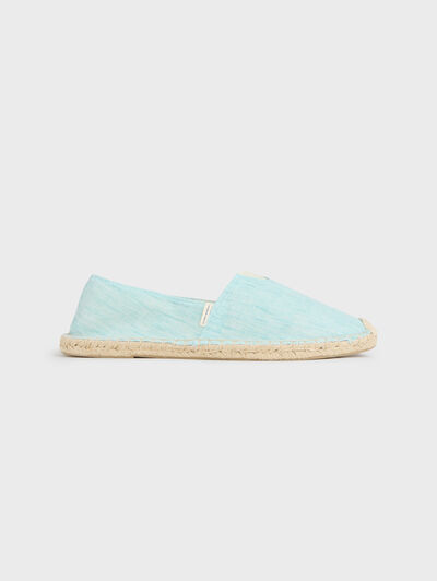 ESPADRILLES LINEN VERDE AGUA