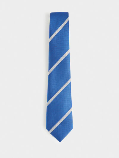 CORBATA JACQUARD MF AZUL