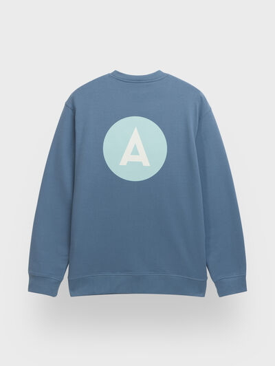 SUDADERA LOGO AZUL