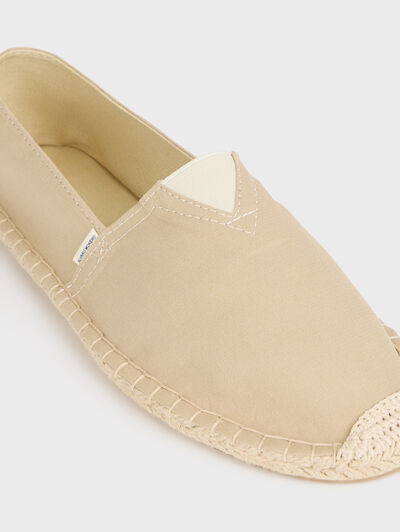 ESPADRILLES CANVAS CAMEL