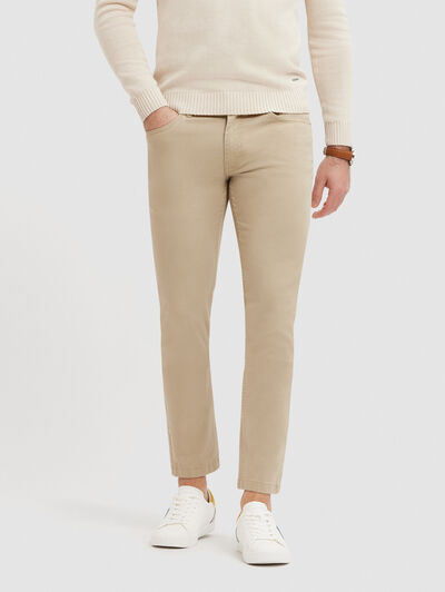 PANTALON TEJANO BEIGE