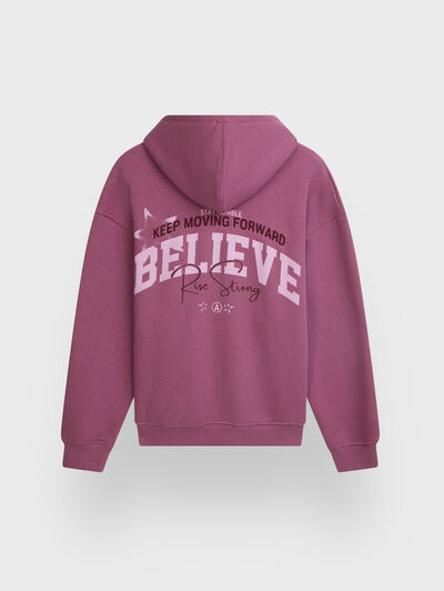 SUDADERA BELIEVE VIOLETA