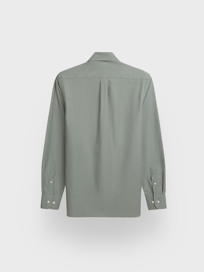 CAMISA TWILL PEACH VERDE