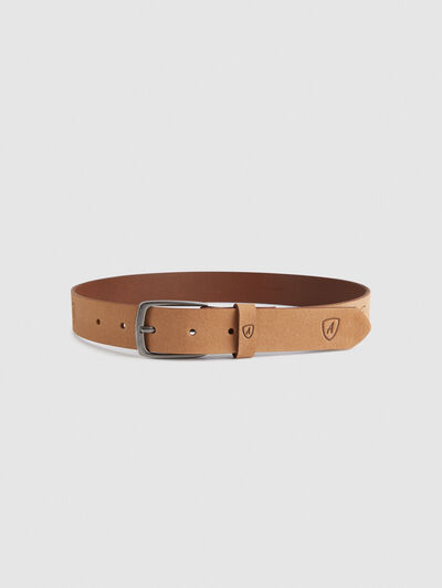 CINTURON LOGO KIDS CAMEL