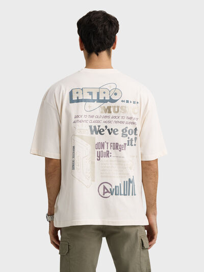 CAMISETA RETRO BEIGE