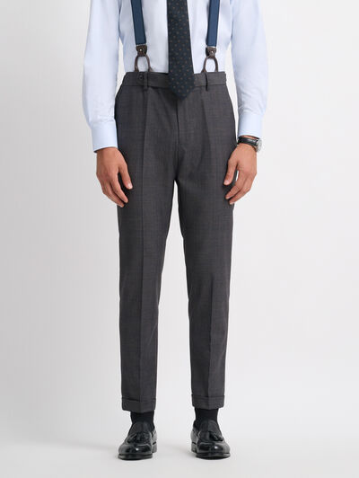 PANTALON NAPOLI GALES GRIS