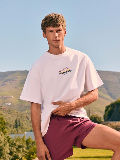 CAMISETA SARDINES BLANCO