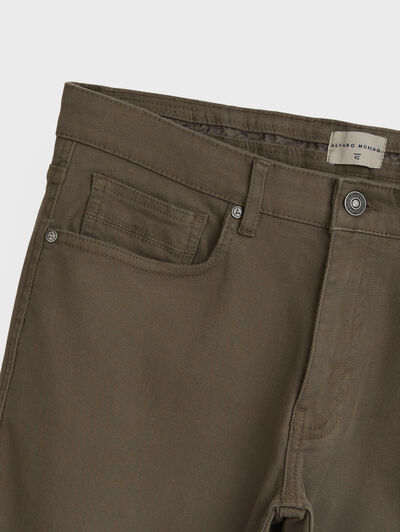 PANTALON MICRO 5PKT VERDE