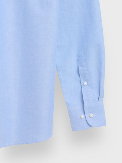 CAMISA OXFORD POCKET AZUL