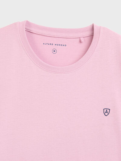 CAMISETA BASICA ROSA