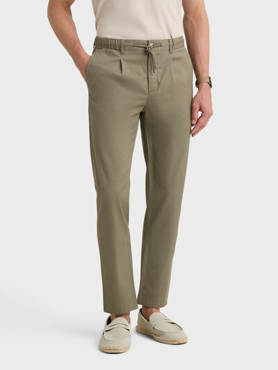 PANTALON LINO VERDE
