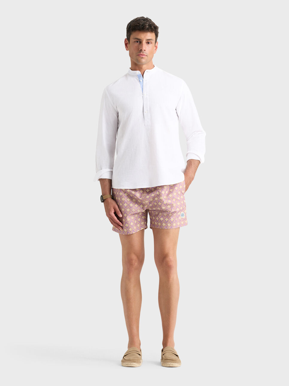 POLERA LINO MAO CONTRASTE