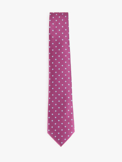 CORBATA JACQUARD MF ROSA