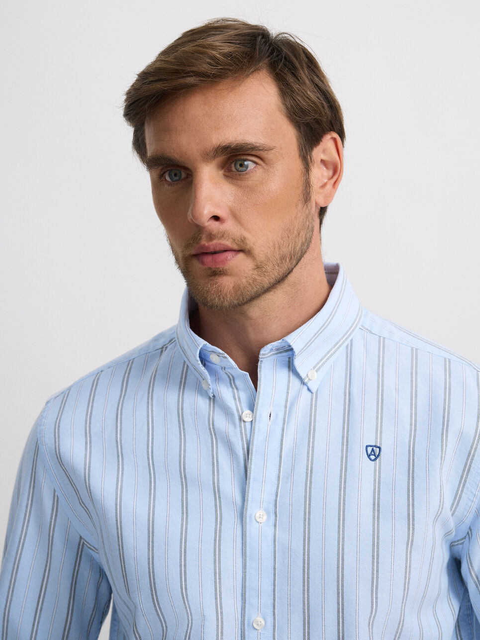 CAMISA OXFORD RAYAS