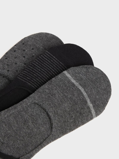 CALCETINES INVISIBLES GRIS