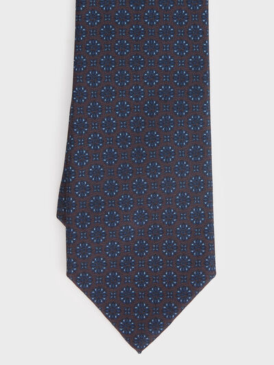CORBATA PRINTED MARR&Oacute;N