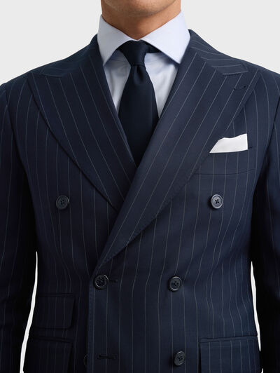 AMERICANA DOPPIO DIPLOMAT AZUL MARINO