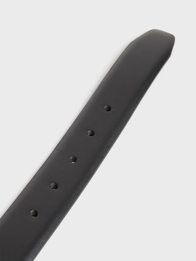 CINTURON PIEL VESTIR NEGRO