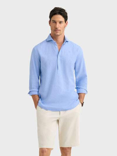 POLERA LINO JACK AZUL