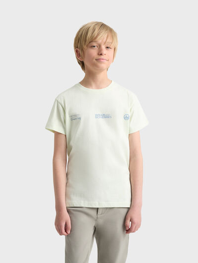 CAMISETA SCHEMES KIDS VERDE