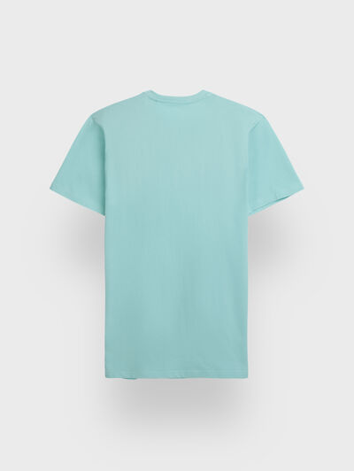 CAMISETA PATCH TURQUESA